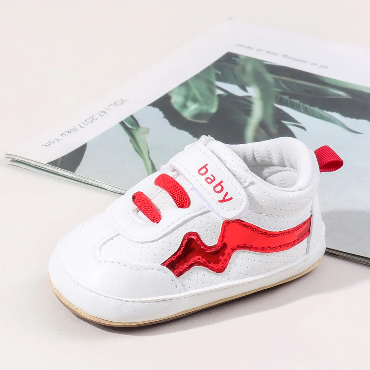 

Spring And Autumn Baby Boys And Girls First Walking Indoor Outdoor Toddler Shoes For 0-18M Baby Unisex Soft TPR Sole BNB5198