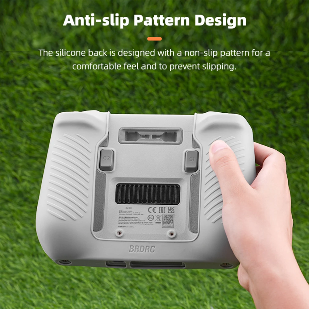 واقي شاشة التحكم عن بعد RC من السيليكون المقاوم للصدمات ومضاد للانزلاق وجهاز التحكم عن بعد لـ DJI Mini 3 Pro