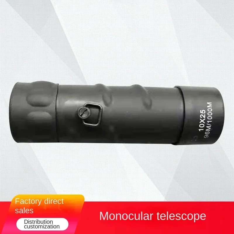 Manufacturer Wholesale Monocular Telescope 10X25 High Definition Outdoor Mobile Phone Photo Mini Telescope New Monocular Lens