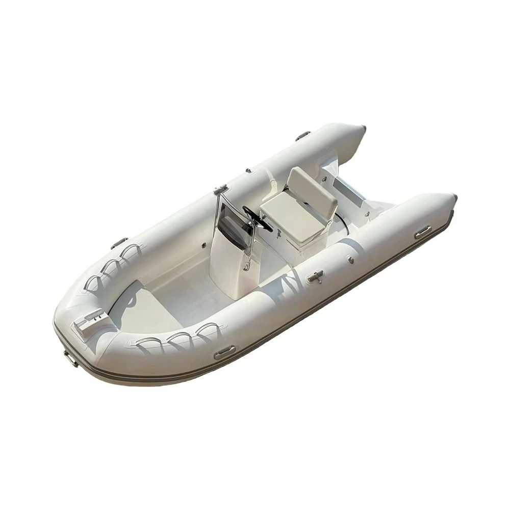 Customized  Boat 3.9 m RIB390 Inflatable Yacht Fiberglass/Aluminum Rowing Boat for Sale
