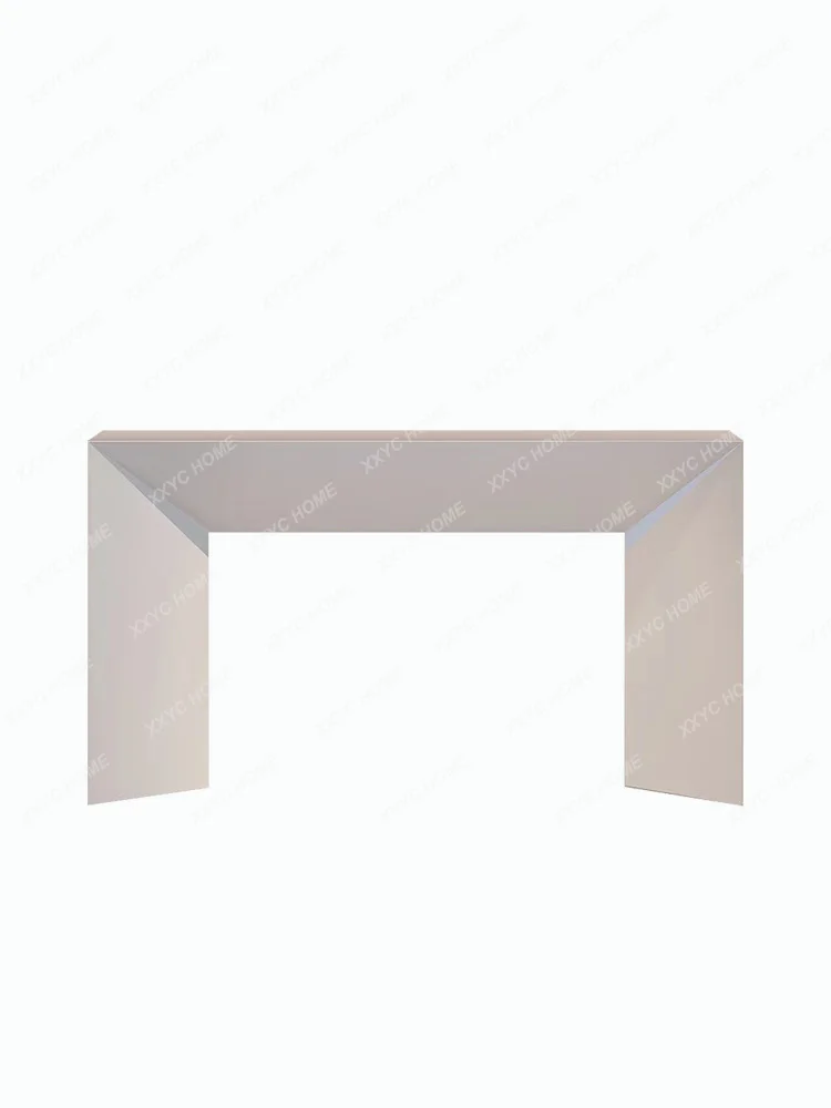 Console Tables Ultra-Narrow Fireplace Modern Wall Entry Nordic Simulation Flame a Long Narrow Table Bar Counter