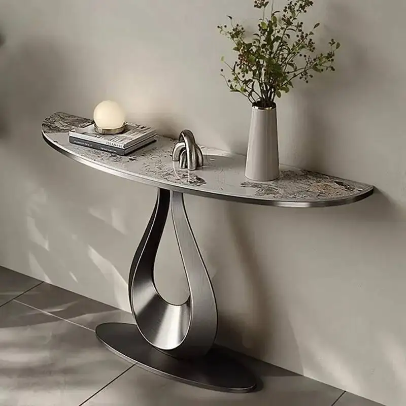 Tables Metal Modern Luxury Console Midcentry Lobby Nordic Console Table Entrance Hallway Consolle Ingresso Living Room Furniture