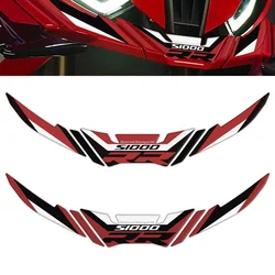 Voor Bmw S1000rr 2023 2024 Motorfiets Voorste Neus Spoiler Beschermer Gelverf Bescherming Sticker Kit Zwart En Rood Kleurenschema