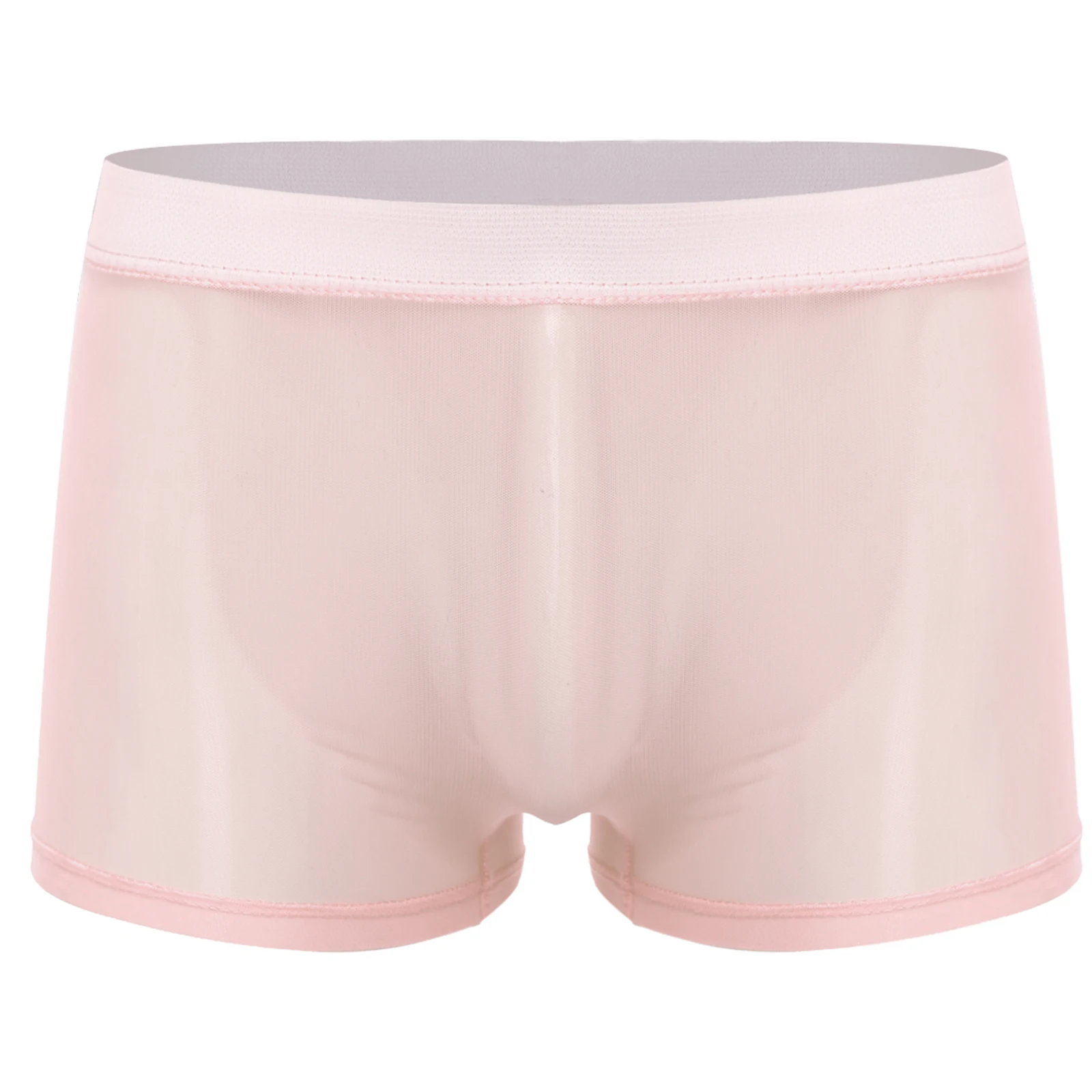 

Мужские прозрачные сетчатые трусы-боксеры с тонкой эластичной резинкой на талии, трусы с низкой посадкой, плавки, бикини с Т-образной спинкой, нижнее белье