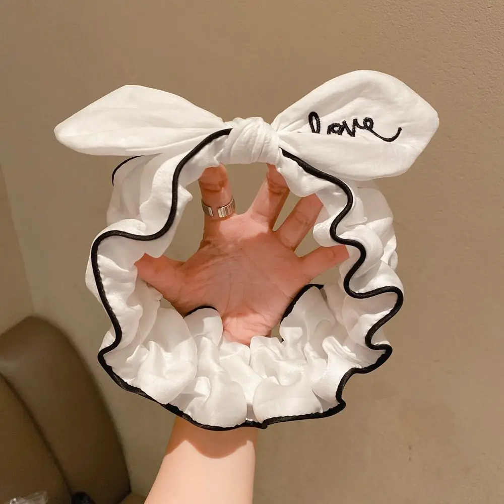 

Makeup Sweet Ear Cloth Wash Face Hairband Shower Female Hair band Korean Style Headdress Bow Hairband Fabric Headband