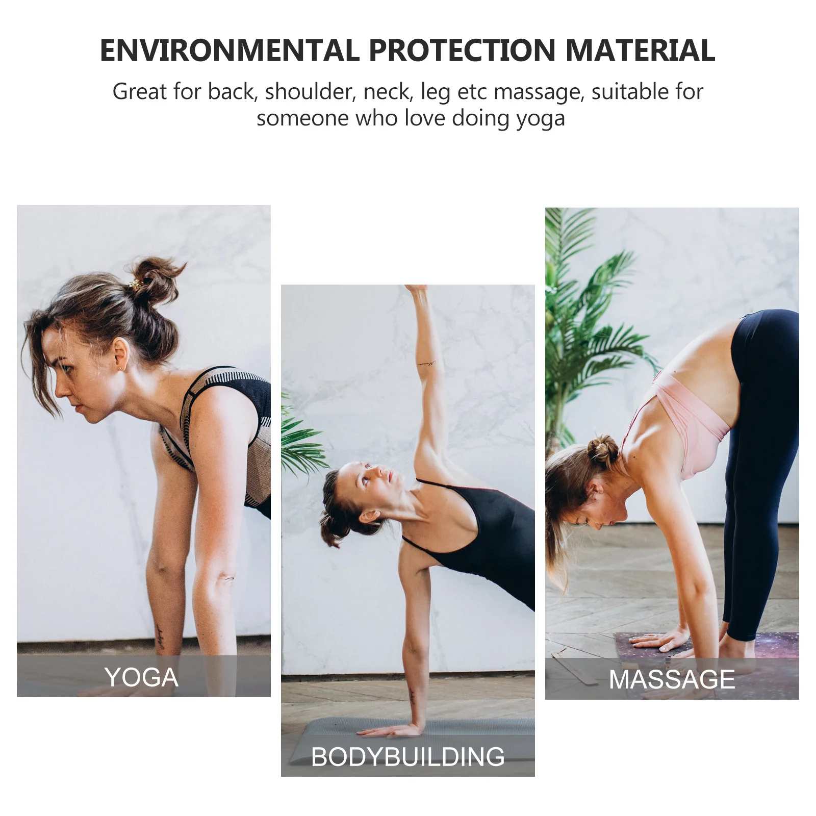 

Yoga Roller Premium Durable Multi-Functional Massage Roller for Back Neck Leg Muscle Exercise Yoga Accessories