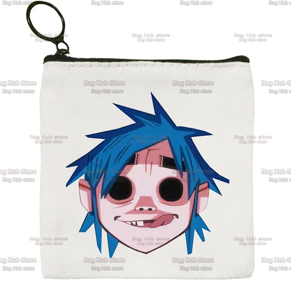 Gorillaz Coin Purse Teenager Boy Girl Wallet Women Men Card and Keys Coin Bag