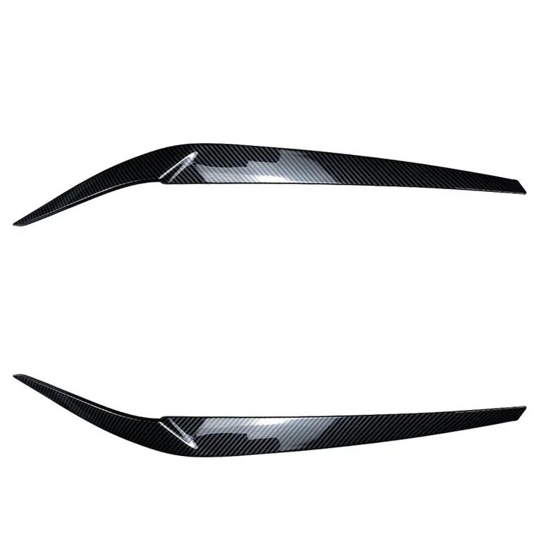 2pcs  Headlight Eyelids Eyebrows ABS Plastic for BMW 5 Series G30 G31 G38 F90 M5 525I 530I 540I 2017-2021  Accessories