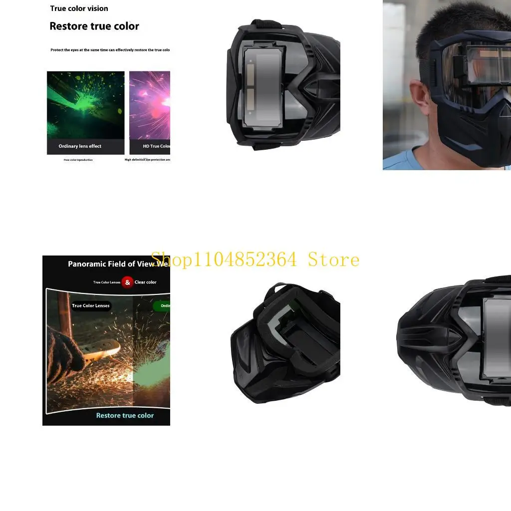 

652F Welding Safety Helmet Heat Resistant Welding Mask Heat Radiation Barrier