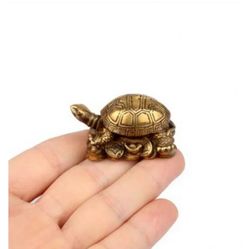 Copper Statue The copper tortoise turtle longevity Home Furnishing Figurine richcrafts decoration Symbolize wealth Animal figure