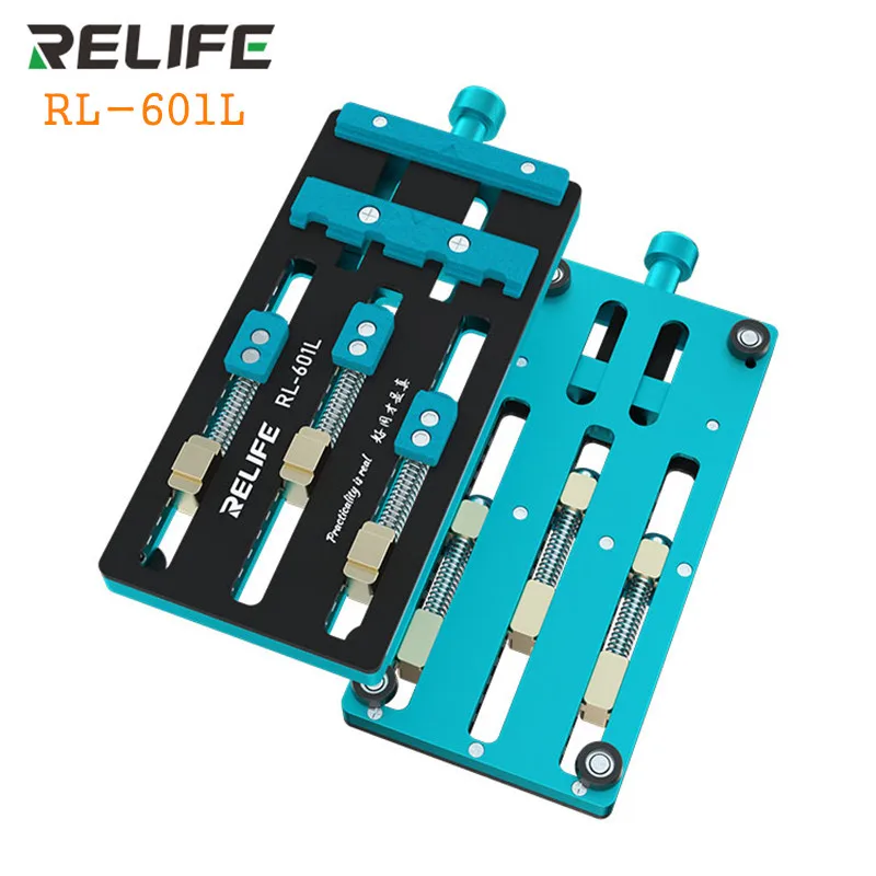 RELIFE RL-601L Fixture For Universal PCB Board Mainboard CPU NAND Soldering Clamp IC Chipping Removal Glue Reballing Repair Tool