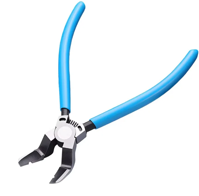 Multifunctional Diagonal Pliers Car Clip Rivet Tightening Wire Stripping Staple Screwdriver Removal Tool - Automotive Pliers