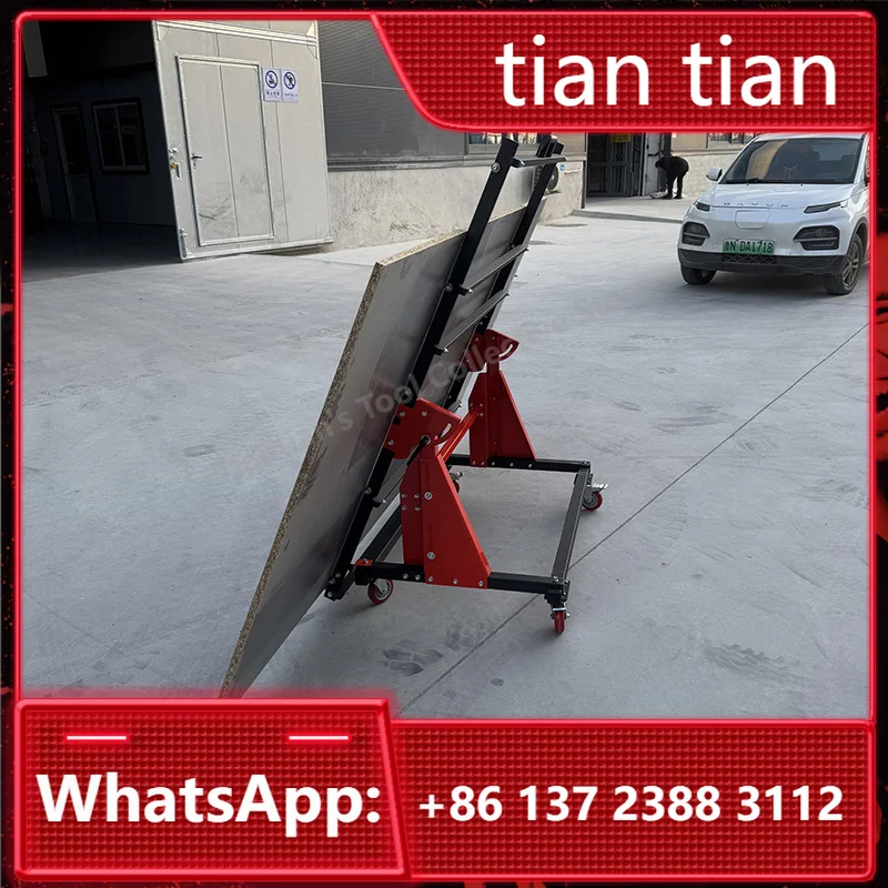 Portable Woodworking Transport  Tools Folding Trolley for Heavy‑Duty Conveying Sheet Metal for Worker Good Handling