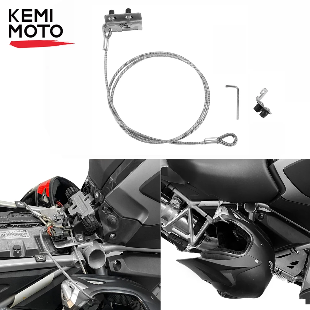 KEMIMOTO Helmet Anti-theft System For BMW R1200GS R1250GS LC R 1200 GS ADV Adventure R 1200GS GS Helmets Protection 2013-2018