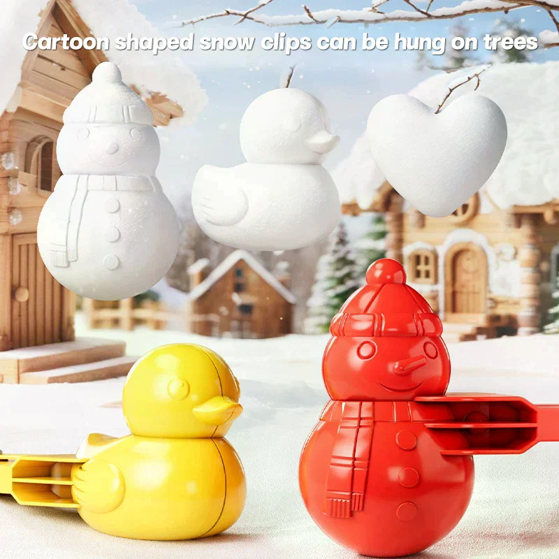 Sneeuwbalklem Meerdere vormen Sneeuwbal maken Tang Winter Outdoor Sneeuw Spelen Sportspeelgoed voor kinderen Sneeuwbal Gooien Gereedschap