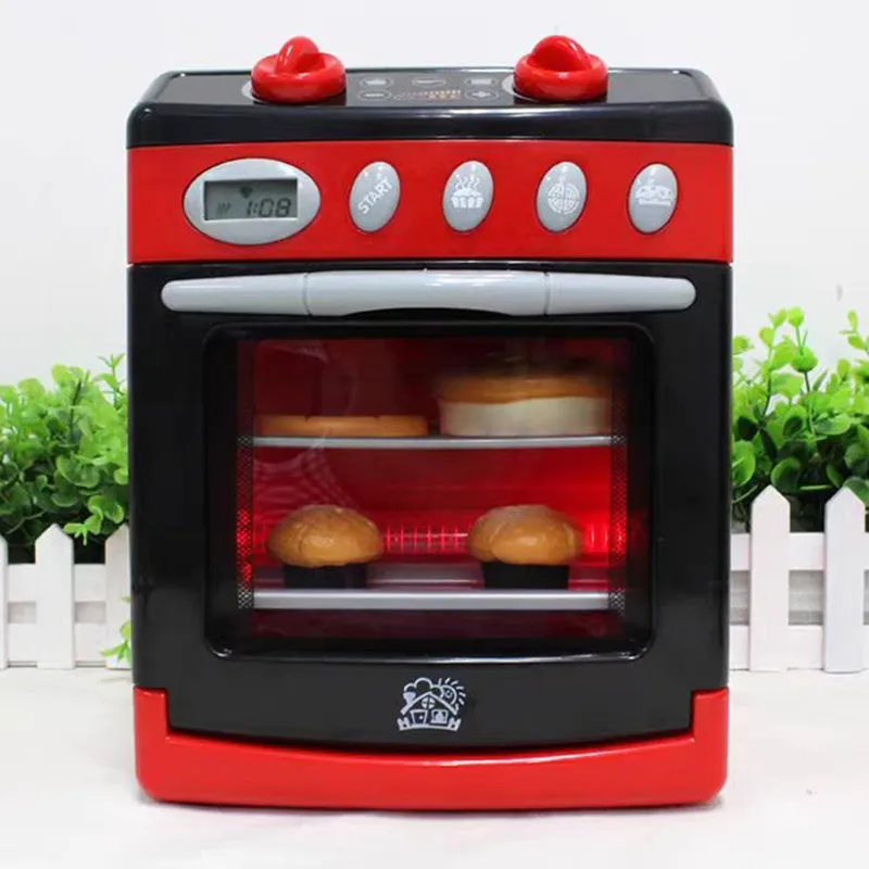 لعبة Play Go Fashion Slimline Toy Oven أجهزة مطبخ واقعية للعب التظاهري للأطفال