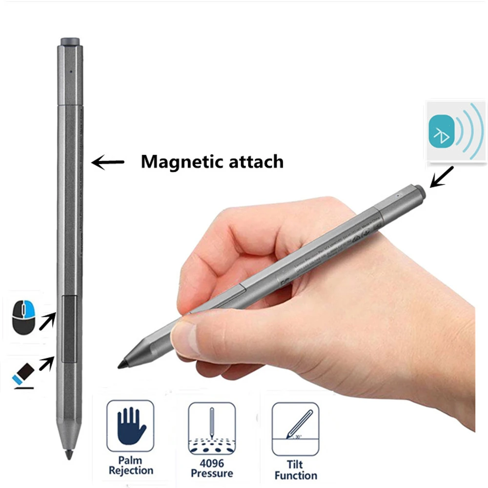 Imagem -03 - Dois-em-um Caneta Stylus para Lenovo Ioga 520 530 720 C730 C740 920 C930 C940 14c C640 370 460 Laptop