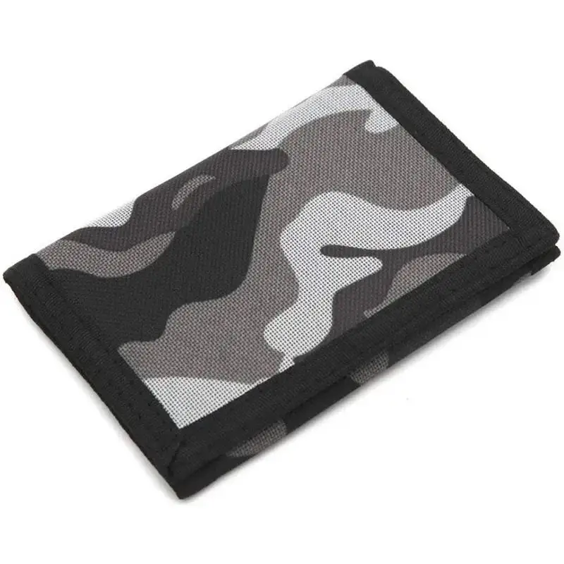 2024 Camouflage Wallets Slim Wallet Trifold Sports with Zipper Travel Coin Purse Cards Holder Gifts