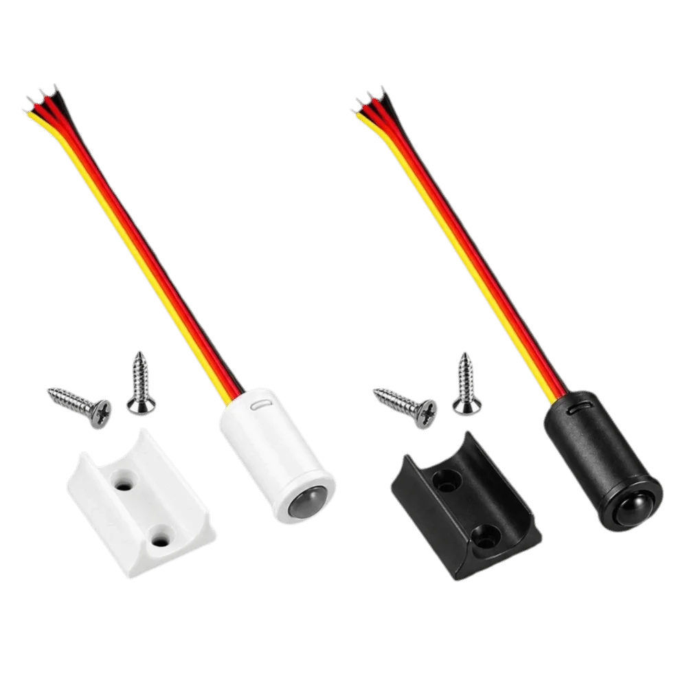 DC12V 24V Motion Sensor Switch 3-5M Detection Range 120 Degree PIR Infrared Sensor Turn Off Delay Human Body Sensor Switch