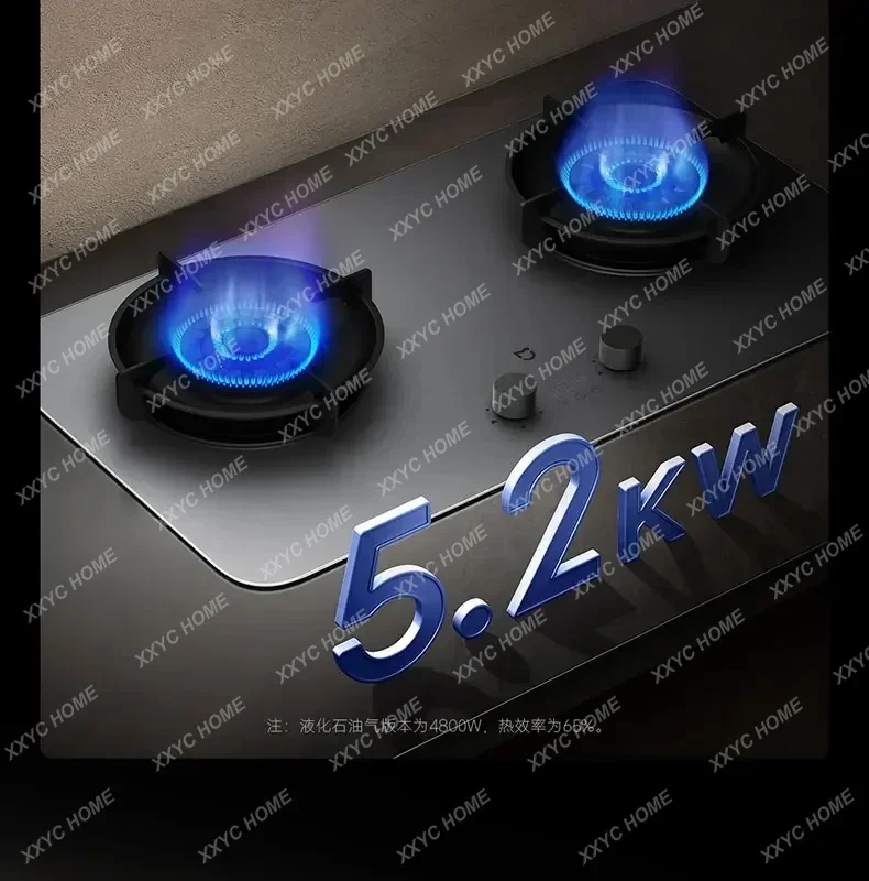 가정용 지능형 타이밍 가스 스토브 고화력 내장형 이중 스토브