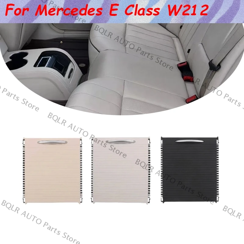 

For Mercedes E Class W212 Highly Practical And Flexible Cup Holder Roller Blind Curtain Car Rear Tea cup Holder Sliding Cover