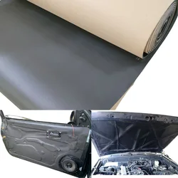 200X50cm 3/5/6/10mm Car Acoustic Foam Floor Tailgate Sound Insulation Deadener Mat Noise Reduction Pad For Car Hood Engine Door