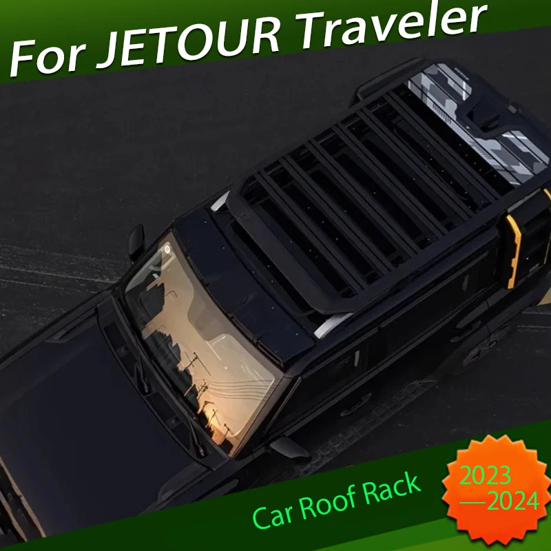 Car Roof Rack Fit for JETOUR Traveler T2 2023 2024 Explorer Series Platform Luggage Rack Modified Car Exterior Parts