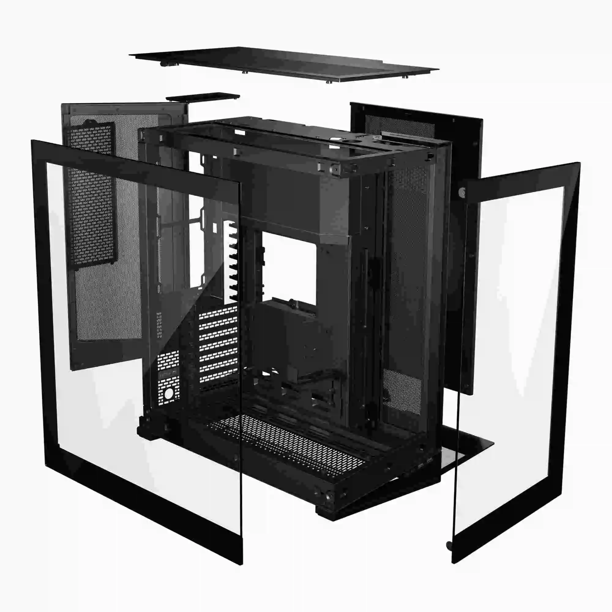 Imagem -03 - Phanteks-full Tower Desktop Computer Chassis Seaview Room E-atx Case Argb Controle de Luz Atx Suporte tipo c Colocação em Dois Sentidos Nv7