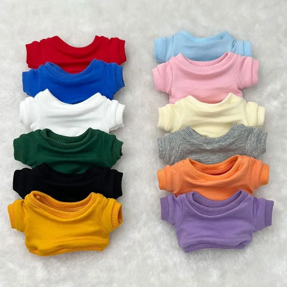 

Cotton 20cm Doll Clothes Shirt Solid Color Doll Accessories No Attributes Doll Clothes Fashion Style High Quality