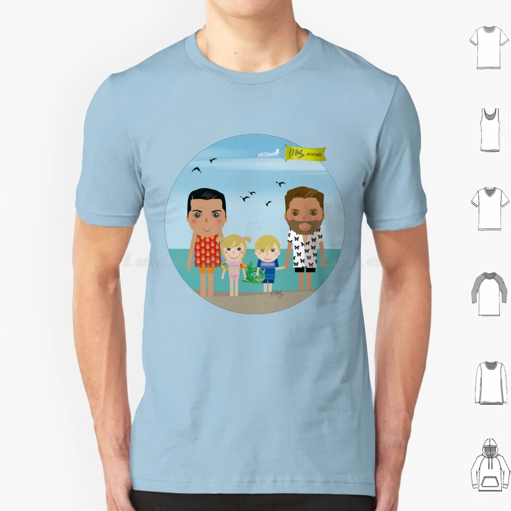 Beach Family T Shirt Men Women Kids 6xl Beach Family Sun Summer Sea Parents Children Diversity Familia