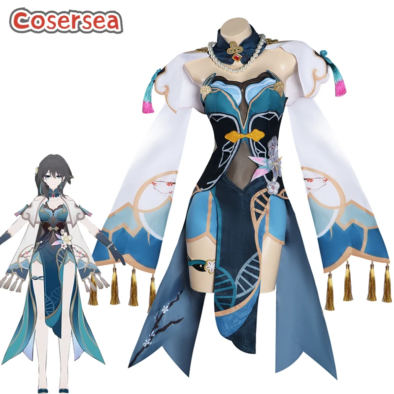 

Cosersea Ruan Mei Cosplay Costume Game Honkai: Star Rail Ruan Mei Women Dress Cos Costume Halloween Party Outfit Fullset