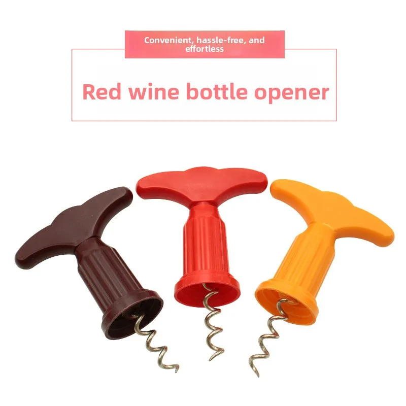 

Spiral Needle Wine Opener - Ergonomic Streamlined Handle for Smooth Use