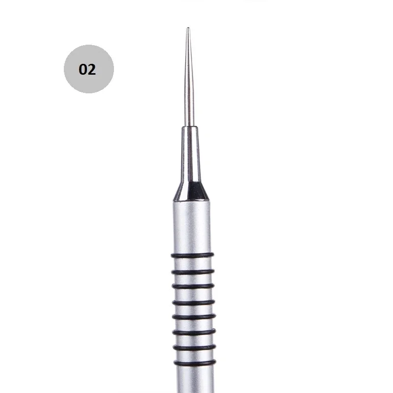 3D แปรงเล็บ Dotting ปากกาประติมากรรมแกะสลักปากกาซิลิโคนหัวแปรงสําหรับ Shaping Drawing Nail Art Dotting เครื่องมือ