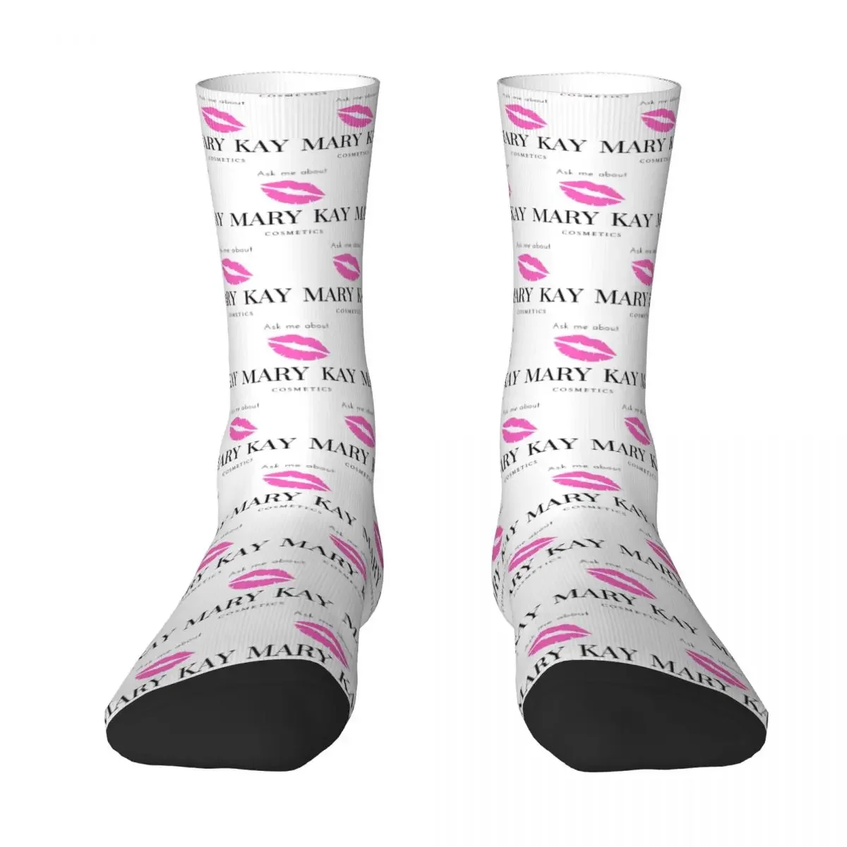 Ask Me About Mary Kay Socks Harajuku Super Soft Stockings All Season Long Socks Accessories for Man's Woman's Gifts