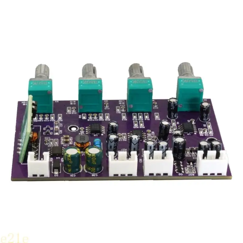 

E21E Professional HIFI Outdoor Speaker NE5532 Preamp Tone Board with 3 Band Balanced (Bass/Middle/Treble) Single Power Supply