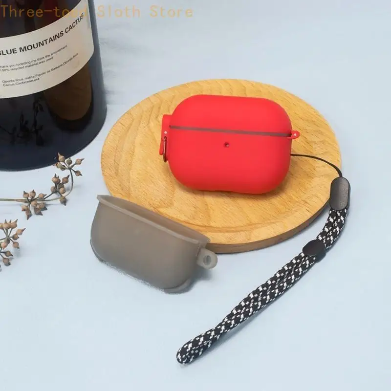 Kopfhörer, stoßfestes Gehäuse, hautfreundliche Abdeckung für 2, waschbare Schalen, schützend, rutschfest, schlagfest E74A – Detail 3