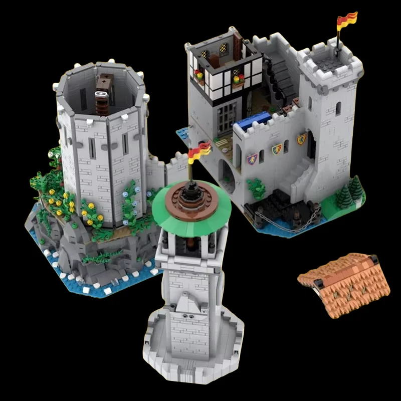 MOC Medieval Style Castle Series Model - Creative Holiday Gift - Suitable for All Enthusiasts