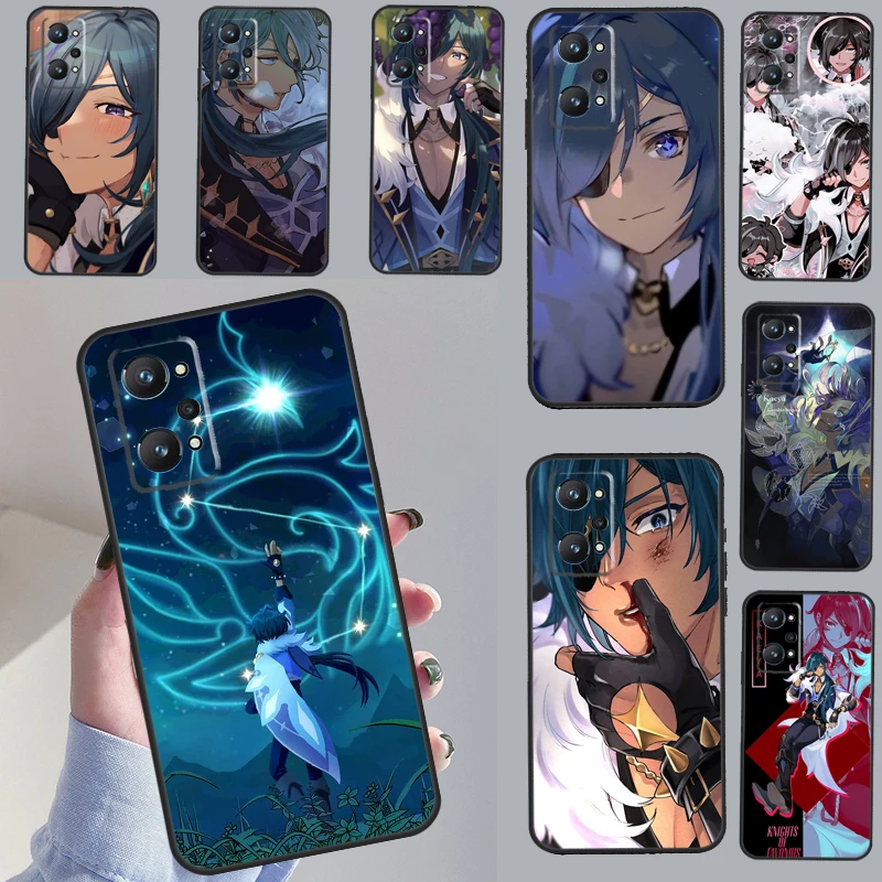Genshin Impact Kaeya для Realme 10 Pro Plus C55 C35 C33 C31 C30 C21Y GT Neo 5 OnePlus 11 Nord 3 2T CE 2 Lite чехол