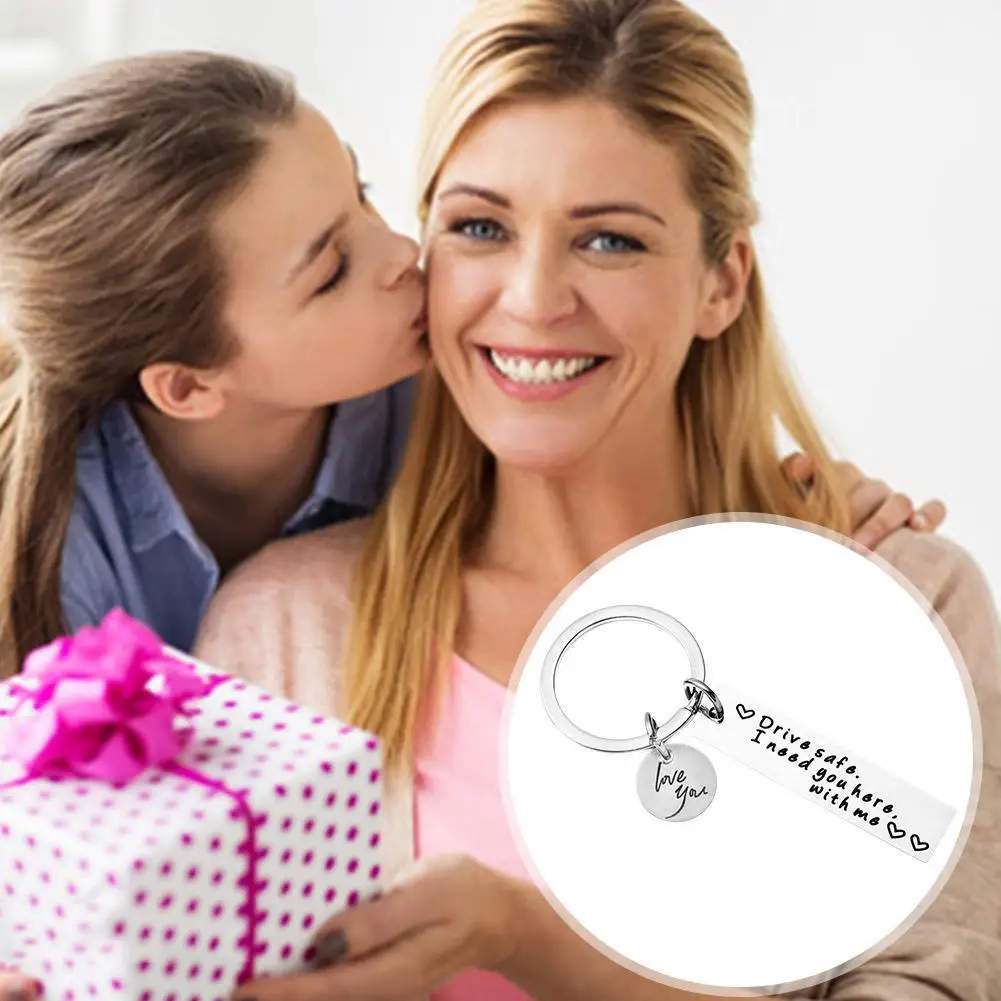 Steel Key Chain Drive Safe Fashion Design Birthday Chritsmas Father\'s Day Birthday Gifts Keychain
