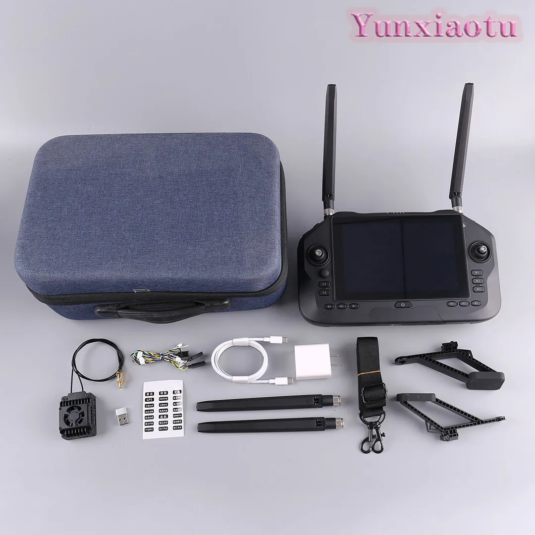 SIYI UniRC7 Pro Handheld Ground Station 2.4G 5.8G Dual Band 40KM Video Data Link 7 Inch 1600nit Screen for Drone