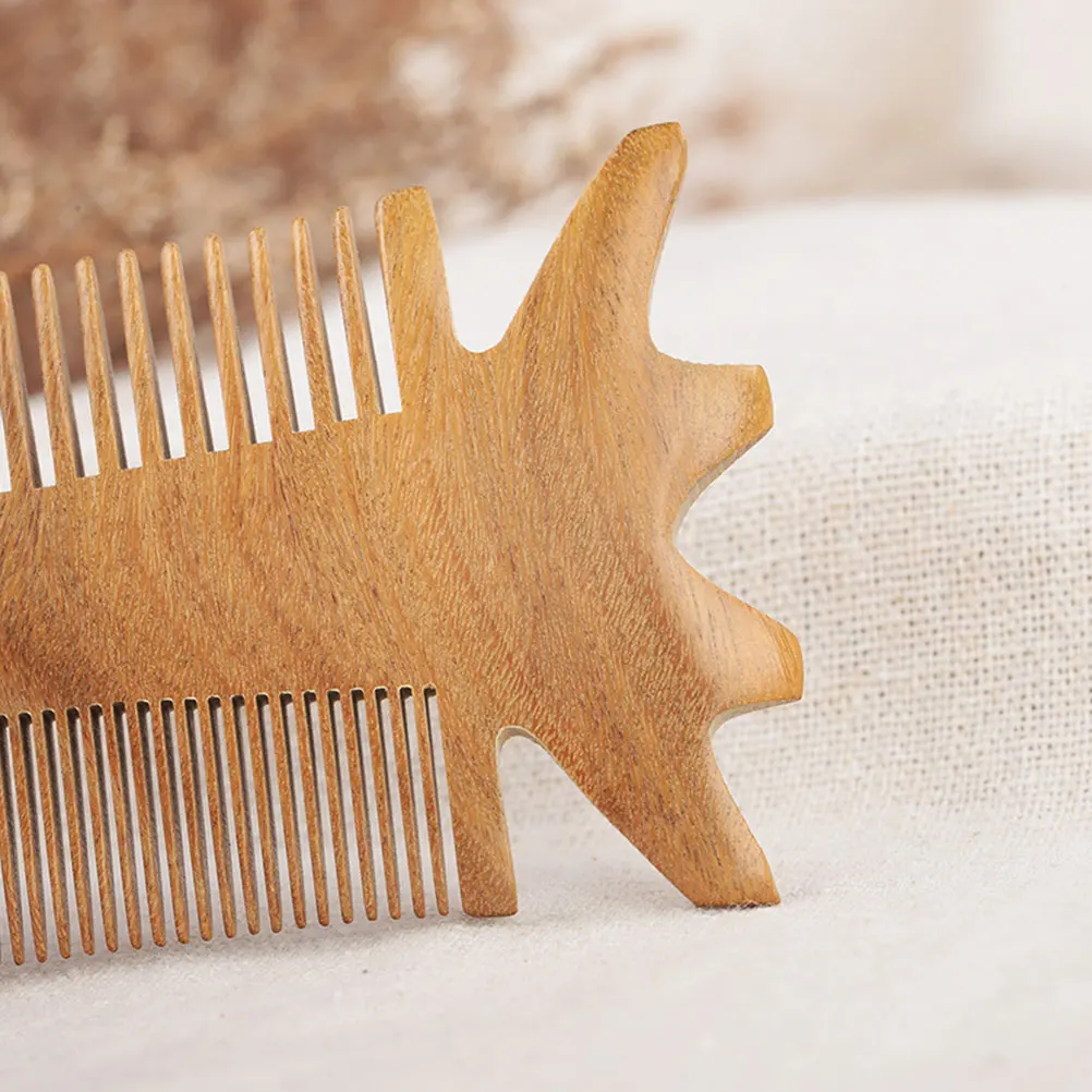 

Double Sided Combs Natural Anti Static H made Wooden Smooth Teeth Protect Hair Tangling Comfortable Massage Scalp