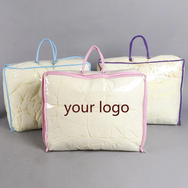 123Hot Wholesale Transparent Plastic Pvc Duvet Zipper Bags for Blanket Packaging
