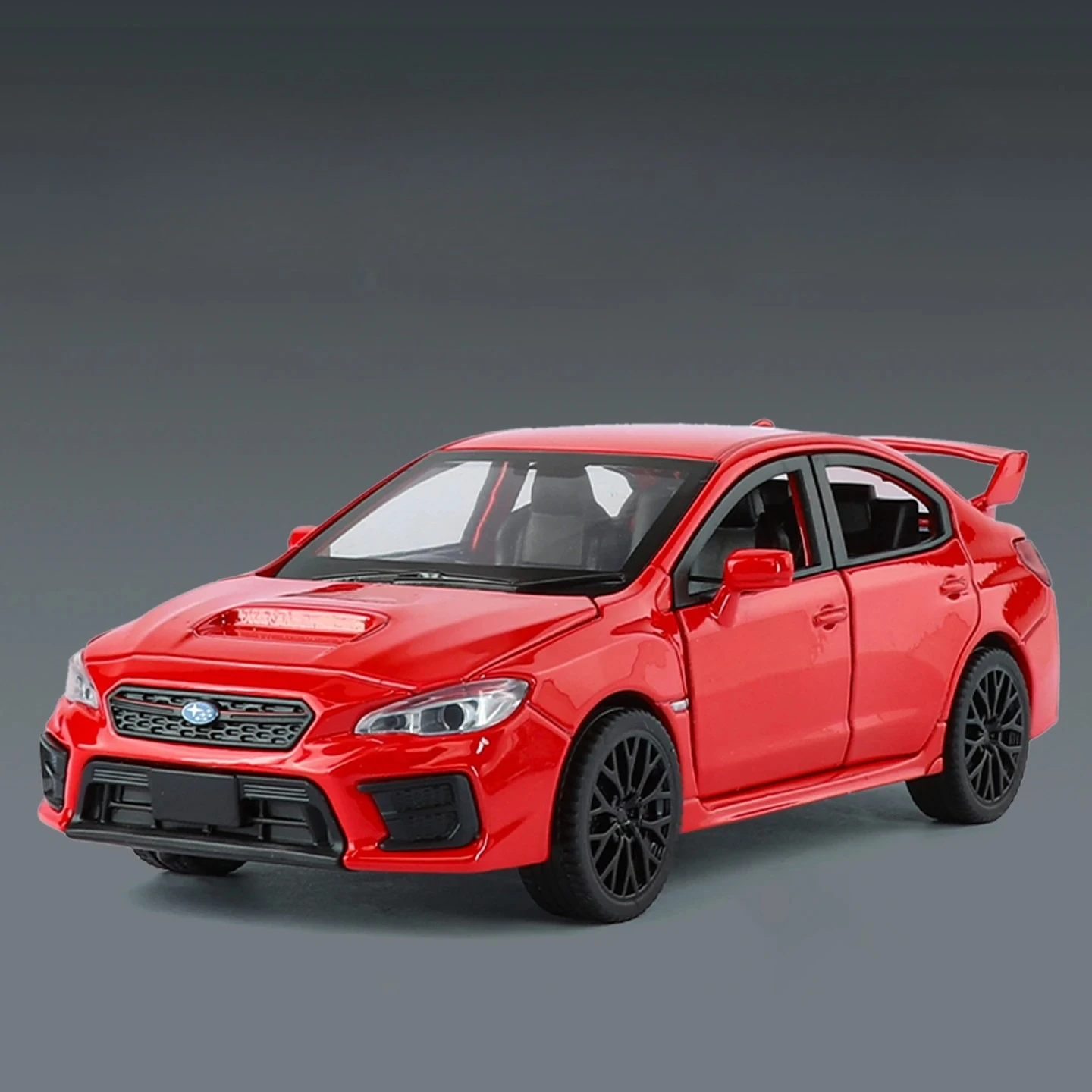 1:30 STI WRX Legering automodel Geluid en licht Trek kinderspeelgoed verzamelobjecten Verjaardagscadeau