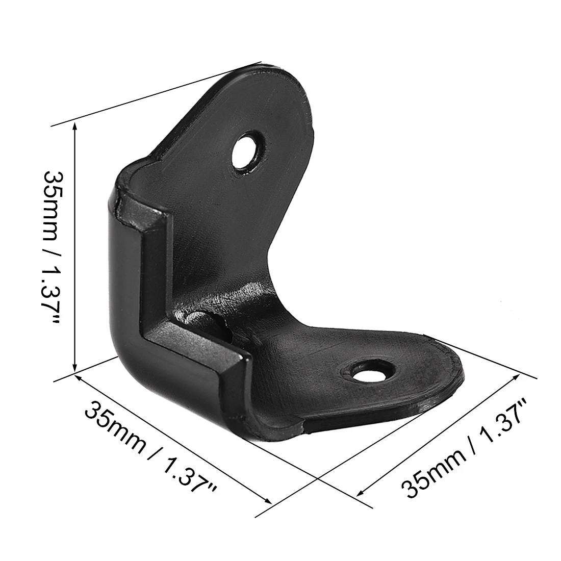 4pcs Speaker Corner Protectors Angle Rounded Protector Cabinets Edge Corner Speaker Stackable Guard Wrap 1.37\'\' Case Protection