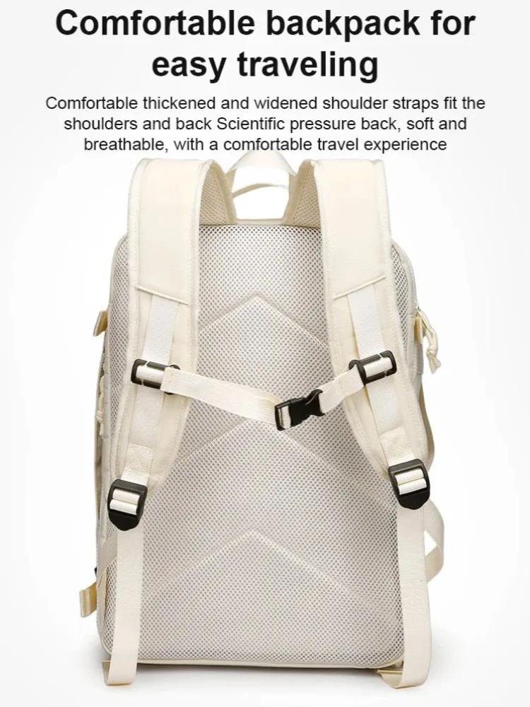 Sac à dos léger et respirant pour l'extérieur, sac multifonctionnel minimaliste de grande capacité, idéal pour la randonnée/Camping/utilisation quotidienne