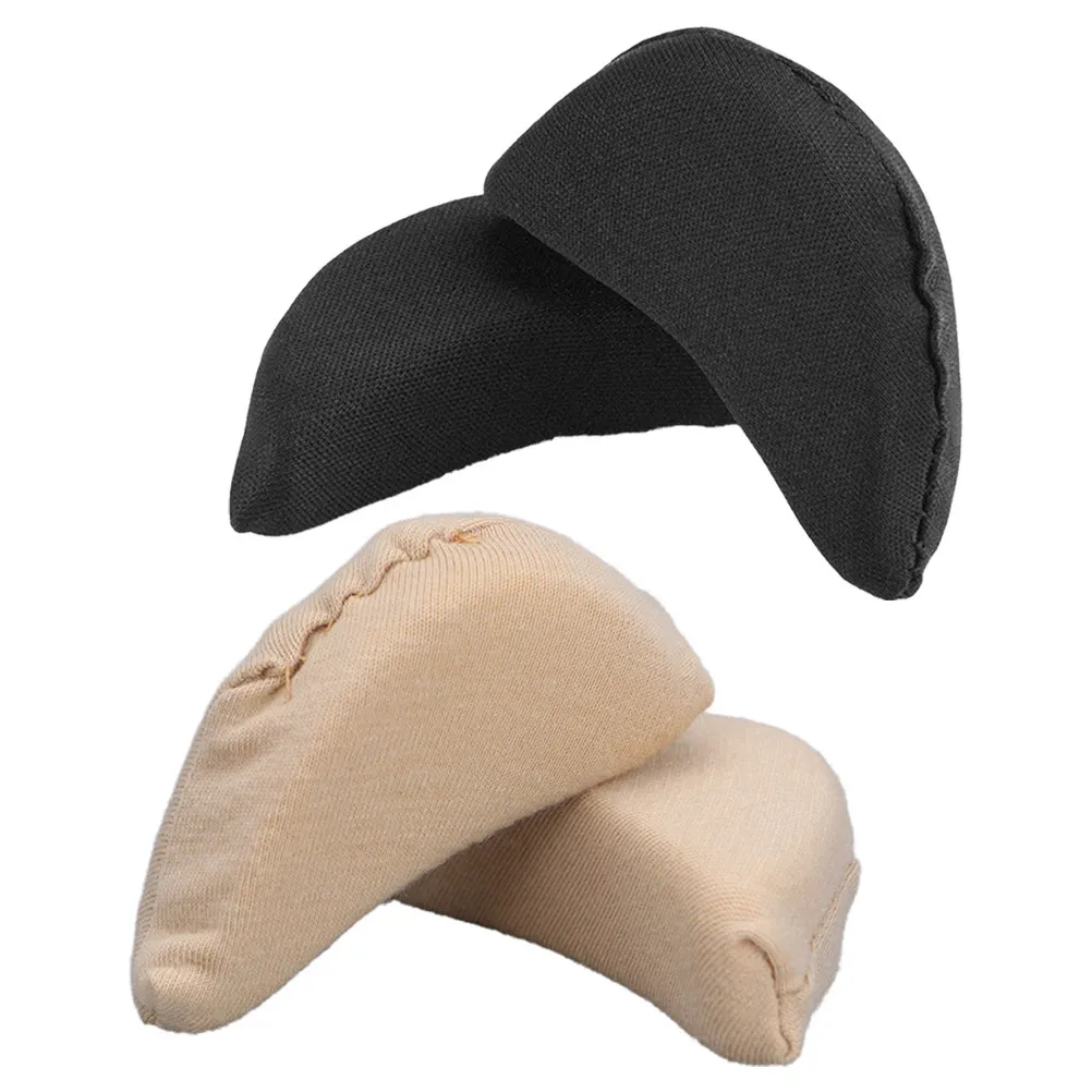 

2 пары многоразовых вкладышей для обуви: удобные мягкие губчатые вставки для женских и мужских туфель, балеток, кроссовок на высоком каблуке и плоской подошве, при слишком большой обуви