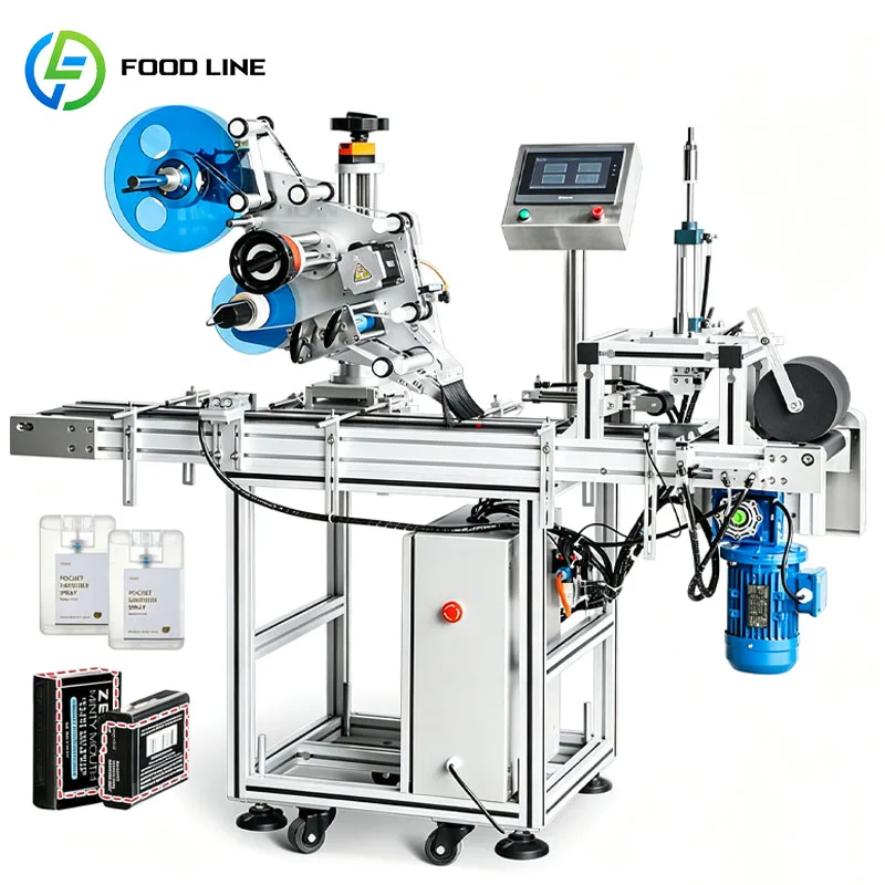 Commercial Labeling Machine Automatic Bottle Labeler For Cosmetic Food Beverage Production Line Customized