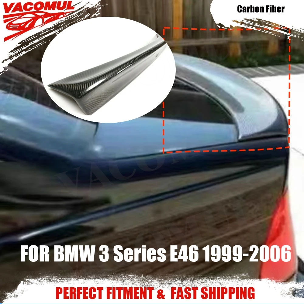 

Задний спойлер VACOMUL, крыло багажника, два двери, заднее крыло, крыло, аксессуары для BMW 3 серии E46 1999-2006, Стайлинг автомобиля