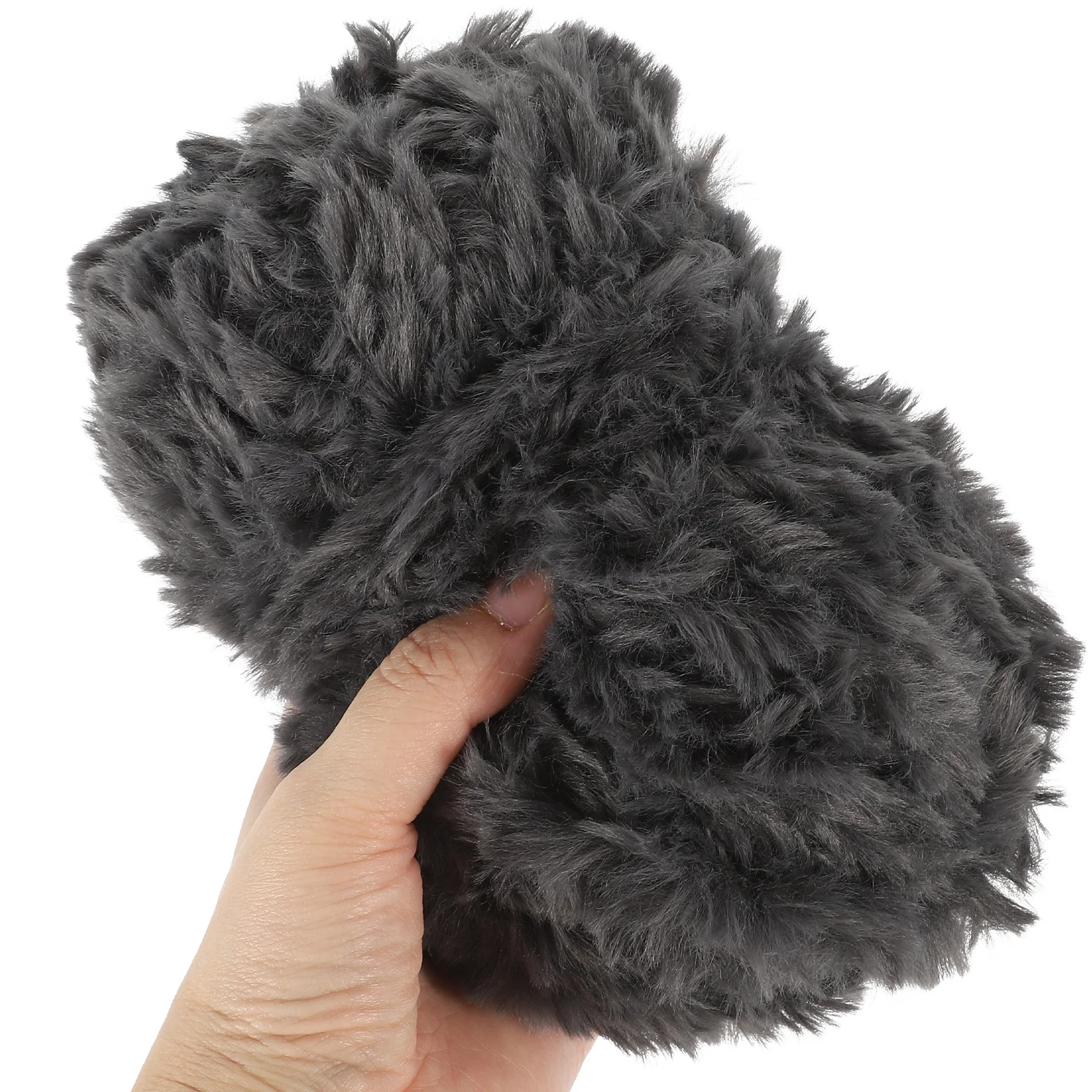 

2Pcs Light Gray Imitation Wool Chunky Acrylic Yarn for Crocheting Warm Winter Hats Scarves Blankets Imitation Wool