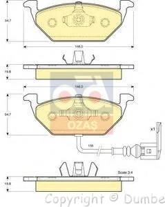 Store code: FDB1635 for brake BALATA ON 03 gol.4-BORA 14 